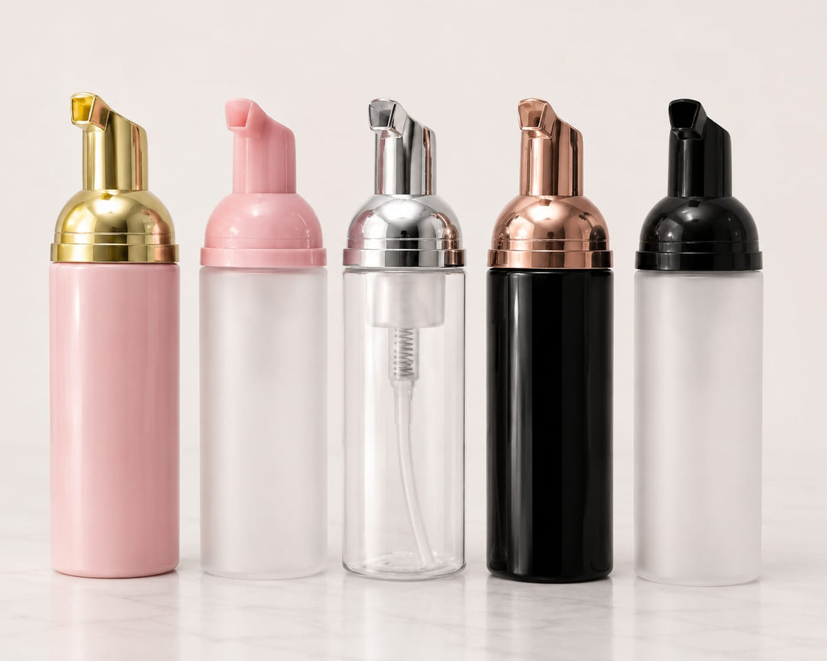 Lash Shampoo Bottles Filled