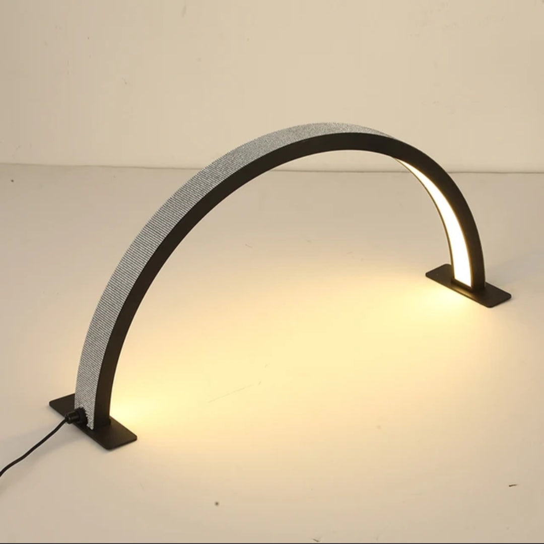 Half Moon Desk Lamp/Glitter