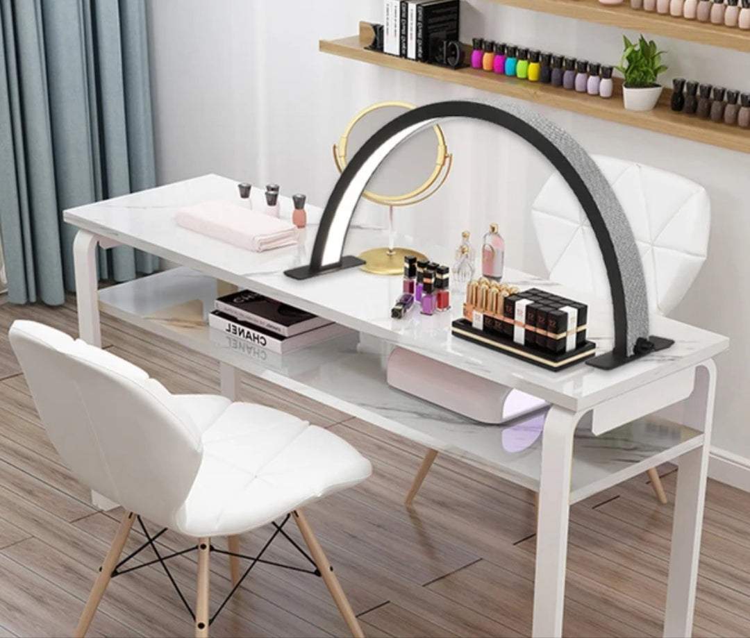 Half Moon Desk Lamp/Glitter