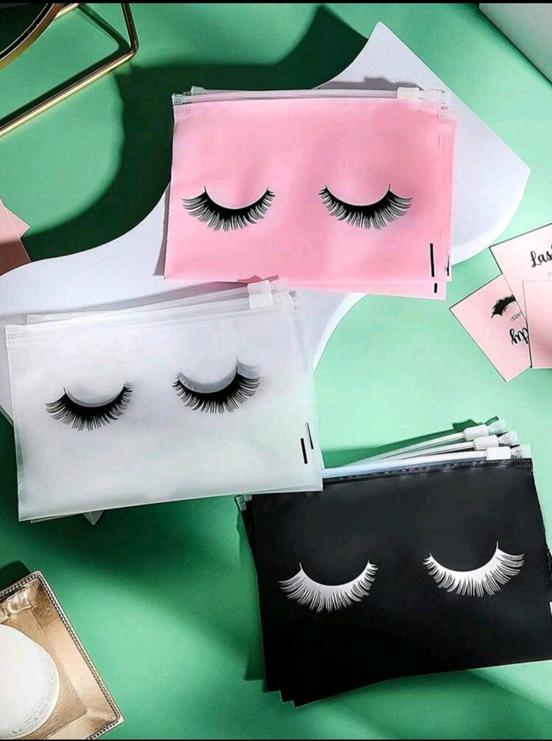Eyelash Cosmetic Ziplock bag