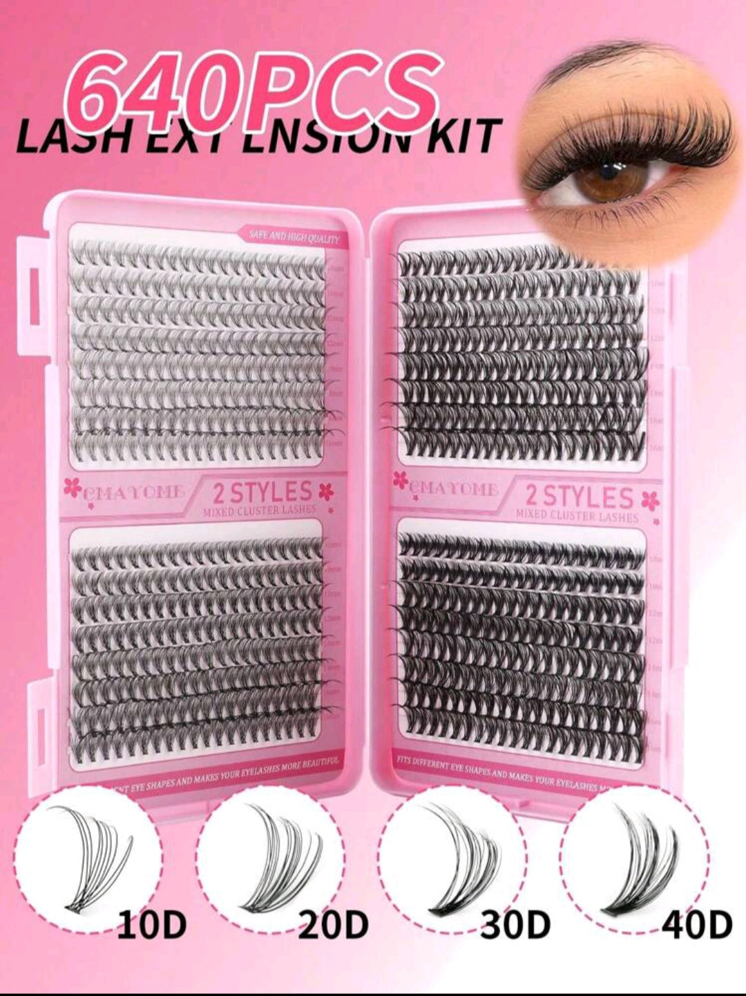 DIY Cluster Lashes