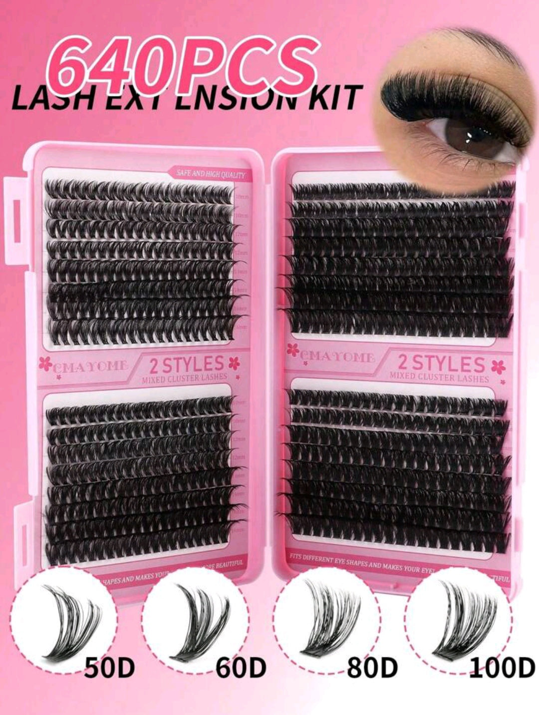 DIY Cluster Lashes