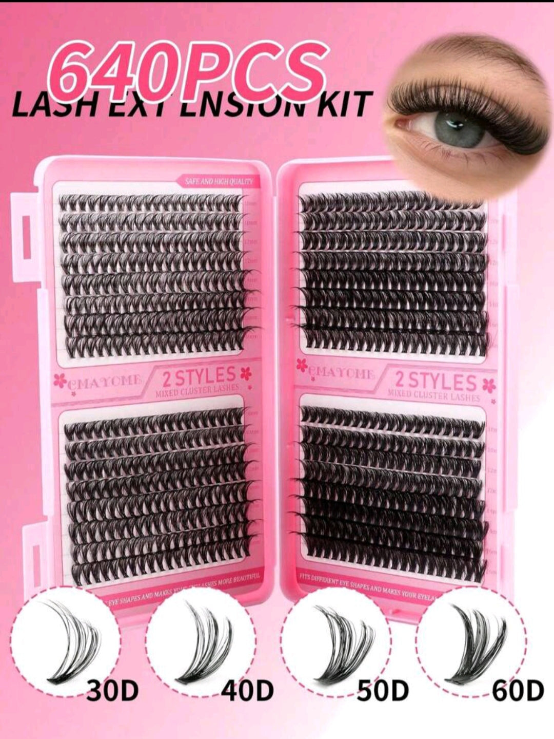 DIY Cluster Lashes