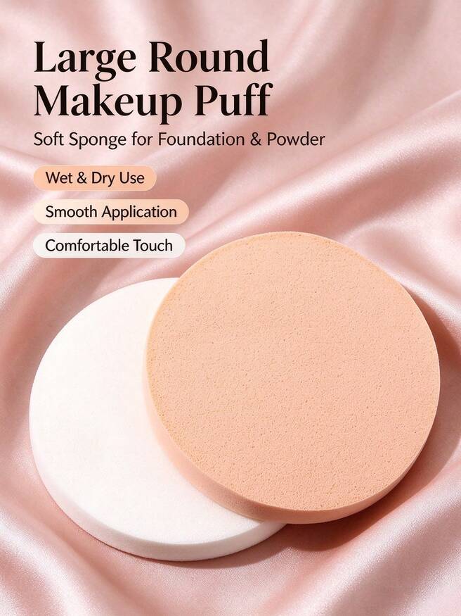 Large Round make-up Puff