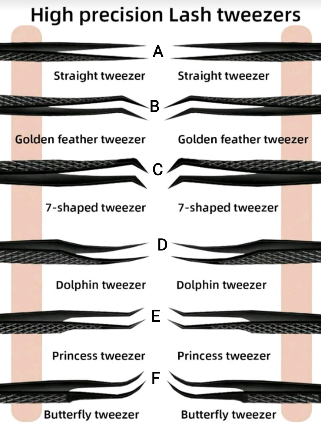 High Precision Lash Tweezer